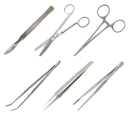 Scalpels, Scissors, Forceps, and Retractors